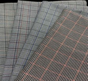 Эластичная клетчатая ткань Grosgrain костюм Cyber Celebrity ins Европейский и американский стиль куртка рекомендует заполнение юбки багажника