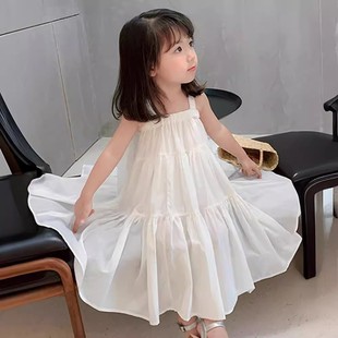 2025 Summer New Women's Children's Slip Skirt Girls' Skirt Seaside Vacation Western Style Beach Dress Super Fairy dress