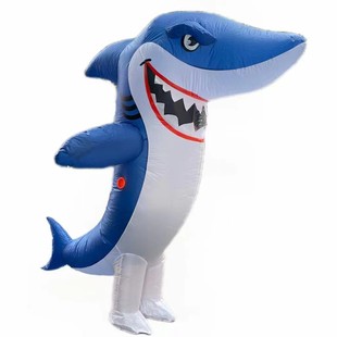 Tyrannosaurus inflatable clothing Halloween makeup props performance cosplay costume Amazon adult dinosaur inflatable