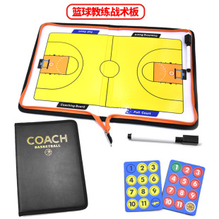 Football tactical board coach referee training teaching board three-fold magnetic zipper basketball tactical plate folding tactical board