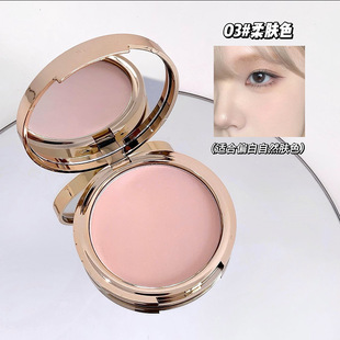 kakashow Soft Mist Silky Makeup Powder Cake Invisible Pore Concealer Oil Control Lightweight Skin Matte Natural Honey Powder