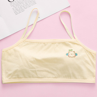 Foreign single explosions girls developmental vest cotton girls sling tube top double stage children's underwear wholesale