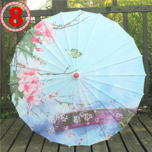 Fireworks in the World, Rainproof and Sunproof, Ancient Style Umbrella, Oil-Paper Umbrella, Hotel Roof Decoration Umbrella, Ceiling Style, Classical Umbrella Dance
