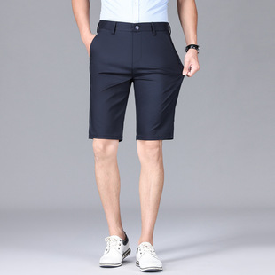 2024 New Shorts Men's Summer Fashion Loose Casual Thin Suit Pants Outer Pants 3036B