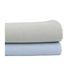 1*1 High-Quality Cotton Rib Fabric 220G260G300G Dove Cotton Rayon Pure Cotton Base Elastic Fashion Knitted Fabric