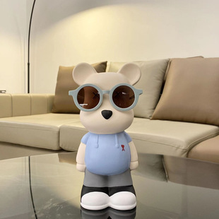 Net Red Ceramic Bear Копилка Современный Высокий Чувство Гостиная крыльцо ТВ шкаф Винный шкаф Легкая роскошь украшения через границу