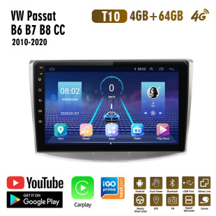 Suitable for Volkswagen Magotan/Passat 10-15 years Android GPS car navigation/smart Bluetooth carplay