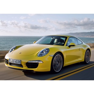 Free Shipping Porsche Car Poster Decorative Painting Kraft Paper Photo Frame Photo Paper Framed Painting Hanging Painting Photo Frame Wall Painting