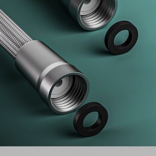 Grey Nylon Rope Braided Shower Hose Thickened Encryption Bath Heater Universal High Temperature Explosion-proof Anti-winding Pipe