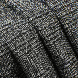 in stock TR Woolen Welsh Houndstooth Autumn and Winter Stretch Yarn-dyed Coat Coat Shoe Bag Home Wear Fabric