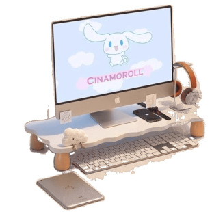 Computer Monitor Elevated Base Bracket Desktop Storage Rack Office Desk Desktop Screen Raised Storage Rack