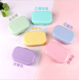 Contact lens box New ins Wind contact lens box/with mirror contact companion box/care box beauty pupil box