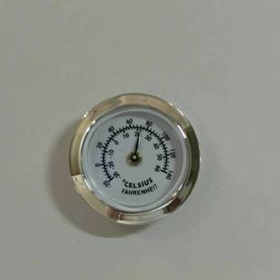 Прямая продажа встроенный в указатели пластик круглый 28mm Фаренгейт по шкале Цельсия измеритель температуры и влажности мини-инструментальные аксессуары