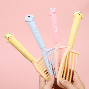 New Cartoon Hair Comb Household Anti-static Straight Hair Shun-cute High-value Women's Hair Comb Hair Comb