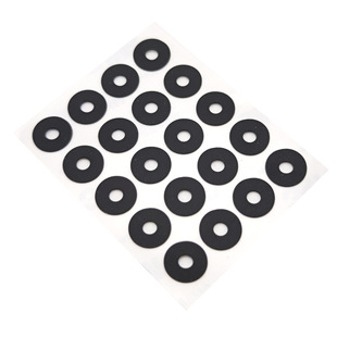 Customized Black Silicone Foot Pads, Anti-Collision, Shock-Absorbing, Wear-Resistant, Non-Slip, Round Furniture, Daily Necessities, Electrical Appliance Foot Pads