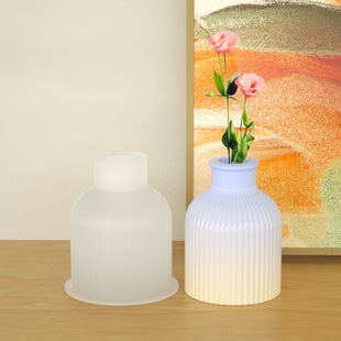 diy crystal glue dripping mould living room vase flower arrangement ornaments hands potted plant glue dripping plaster mould flower pot cross border
