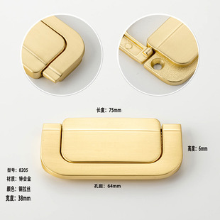 Punch-free Drawer Wardrobe Door Invisible Paperback Dark Handle Modern Simple Cabinet Pull Ring