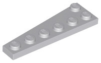 0.1kg MOC domestic science and education toy building block parts compatible with Lego 78444 oblique 6 points split right