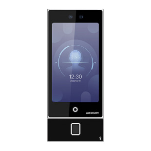 Haikangwei Vision Touch Screen Human Certificate Temperature Measurement Access Control All-in-One Face Recognition Fingerprint Card Attendance Machine
