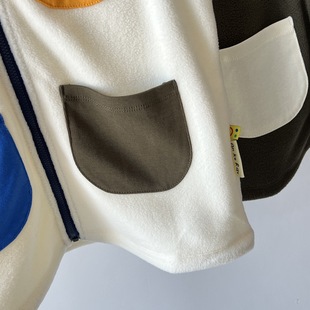 [Clearance] Children's Outdoor Fleece Warm V-neck Vest A3213VE04