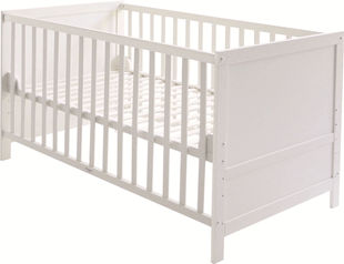 Classic solid wood crib docking bed guardrail multi-functional baby children fence