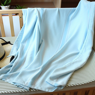 Gem Flower Bamboo Fiber Summer Bamboo Fiber Cover Blanket Children's Baby Ice Silk Cover Blanket Summer Lunch Break Blanket Air-conditioning Blanket