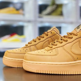 Putian High Edition AF1 Low Bang Air Force One Чистая белая обувь для мужчин и женщин, дикая пшеничная повседневная маленькая белая обувь