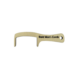 Cross-border new bald men's comb wooden crafts to send bald men's funny gifts factory outlets