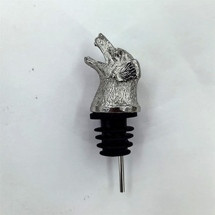 Factory diameter for zinc alloy zodiac animal head pourer fancy pourer wine advertising gifts