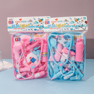 wholesale children play house doctor toy boy girl doctor role play suit toy simulation stethoscope