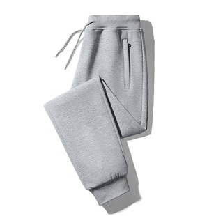 fleece-lined Thickened Warm Pants Men's Casual Trousers New Autumn and Winter 2023 Bundle Foot Sports Bundle Foot