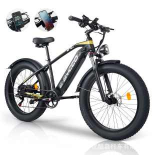 Factory direct Ebycco fat tire electric assist bicycle 26 inch 7 speed electric mountain bike cross-border generation