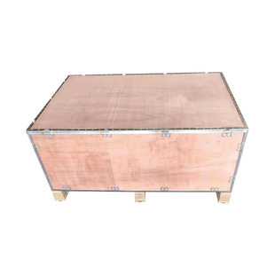 Wooden box wholesale factory mechanical electrical equipment logistics wooden box removable steel buckle steel belt steel side box