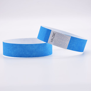 Children's Park Disposable Bracelet Waterproof Anti-counterfeiting DuPont Paper Wrist Band Swimming Pool Playground Paper Tickets