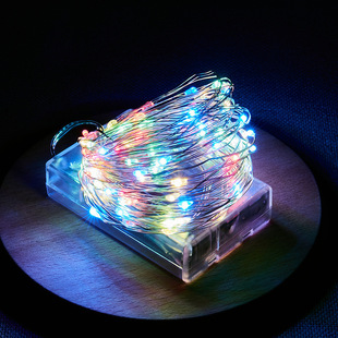 Factory wholesale LED copper wire lamp battery box lights string lights Christmas holiday gift box room decoration bouquet lights string
