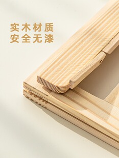 Bookshelf Reading Rack Book Holder Portable Simple Desktop Reading Stand Student Adjustable Book Clip Wooden Book Stand