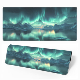 Cross-border Explosive Animation Landscape Mouse Pad Oversized Non-slip Wear-resistant Keyboard Mouse Pad Office Computer Desk Mat