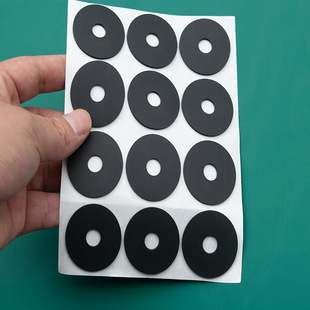 Silicone Gasket Self-Adhesive Silicone Anti-Slip Mat Electronic and Electrical Shock-Absorbing Anti-Collision Adhesive Foot Pad Waterproof Silicone Gasket