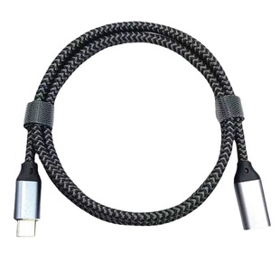 TYPE-C 3A 60 Вт черный медный проводник позолоченный интерфейс TYPE-C Удлинительный Кабель-адаптер между мужчинами и женщинами