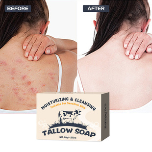 Foreign Trade Tallow Soap Soap Deep Cleansing and Cleansing Body Moisturizing and Smooth Skin Hand-made Soap