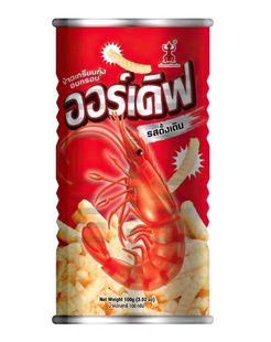 manora manuola crispy shrimp strips imported from Thailand 100g canned French fries Thai shrimp slices casual snacks