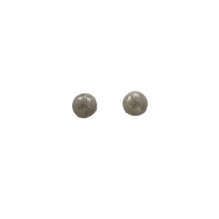 South Korea Simple Atmospheric High-end Color Dopamine Earrings Women's Retro French Style Small Bean Earrings S925 Silver