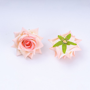 Xinjiang Dance Finger Flower Head Rose Dance Hand Flower Stage Performance Ring Decoration Hair Card Flower