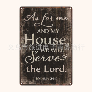 English logo tin painting Amazon Wish AliExpress temu