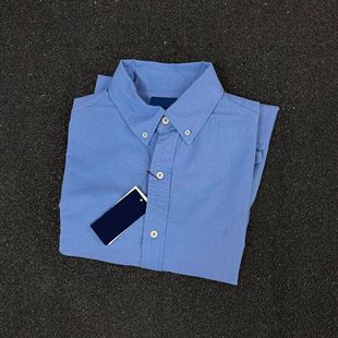 Original Foreign Trade/Quality Ralph (Pure Cotton Shirt) Classic Pony Embroidered Men's and Women's Shirts Batch