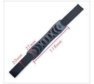 Custom plastic pvc handle luggage plastic handle luggage accessories plastic handle strong plasticity