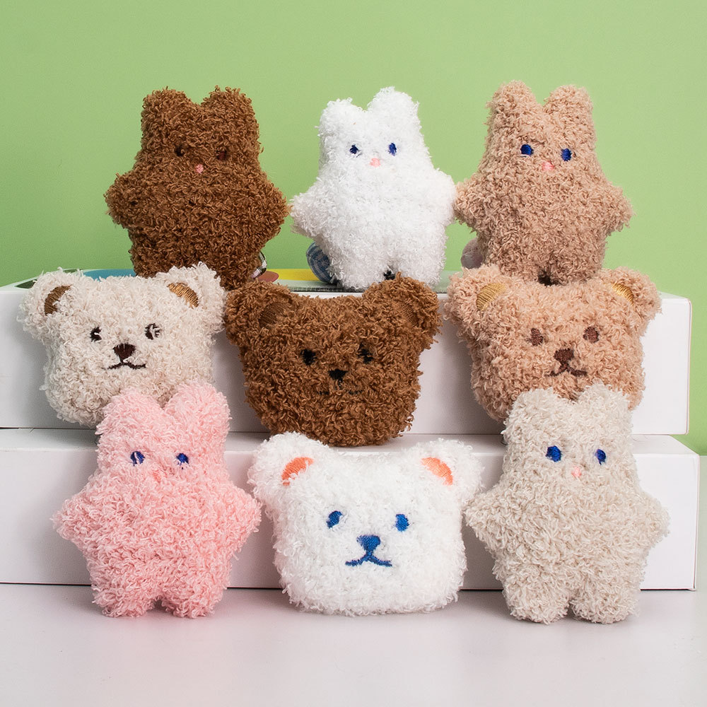 Plush Doll Brooch, Teddy Bear, Rabbit, Shoes, Clothing, Bags, Socks, Decorative Accessories, Handmade Cartoon Bear Brooch