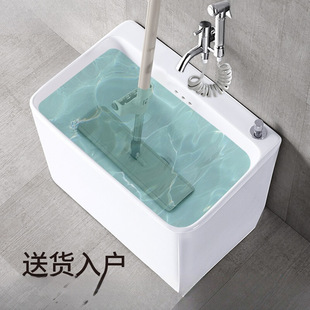 2025 Balcony Mop Pool Sink Household Ceramic Mop Pool Bathroom Mop Pool Large small size Mop Pool