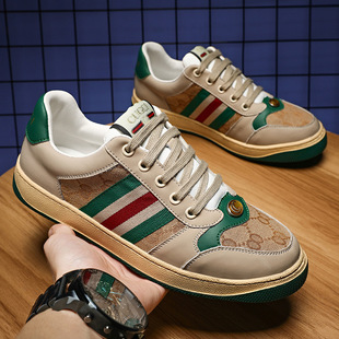 2023 New Dirty Shoes Presbyopia Old Small Dirty Shoes Women's Internet Celebrity Same Style Retro Lovers Shoes Board Shoes for Men
