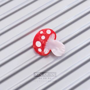 New style small mushroom creative cute hairpin sweet personality bangs clip fun niche side clip